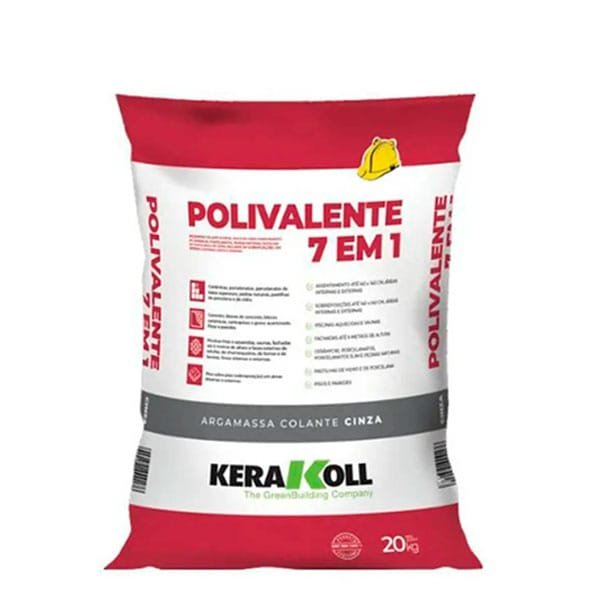 Argamassa Kerakoll Polivalente 7 em 1 Cinza 20kg — Argamassa Porcelanato | Depósito Roseira