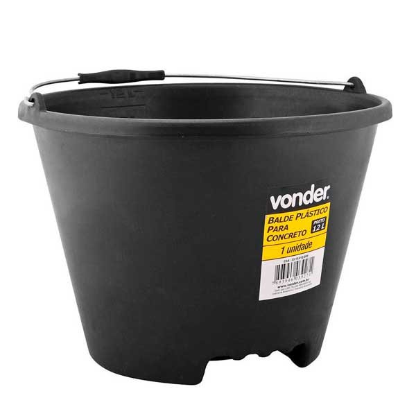 Balde Plástico Vonder 12L — Baldes | Depósito Roseira
