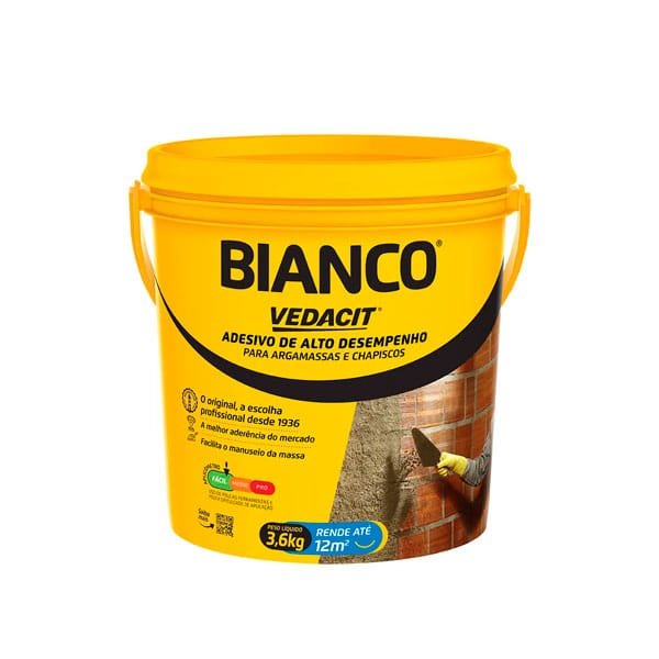 Bianco Vedacit 3,6l — Impermeabilizantes | Depósito Roseira