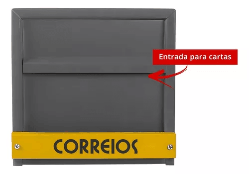 Caixa para Carta Grade Horizontal Cinza - foto 2