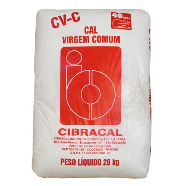 Cal Virgem 20kg — Cal | Depósito Roseira