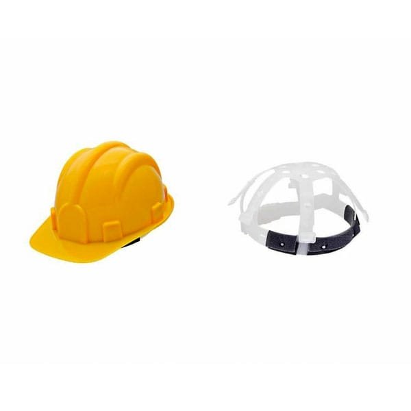 Capacete de Proteção com Carneira amarelo