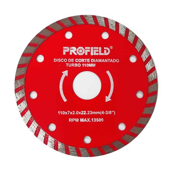 Disco Diamantado Turbo Profield — Manuais | Depósito Roseira