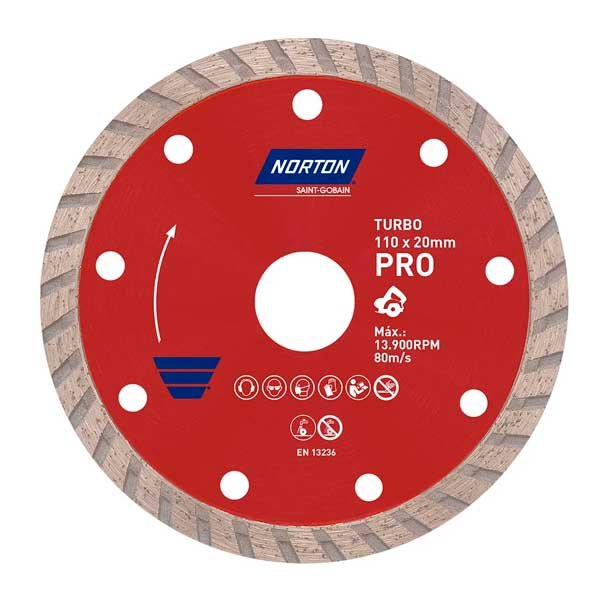 Disco Norton Diamante Turbo 110mm — Acessórios Ferramentas | Depósito Roseira