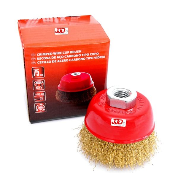 Escova de Aço Copo 75mm x m14 Ondulado MTX — Manuais | Depósito Roseira