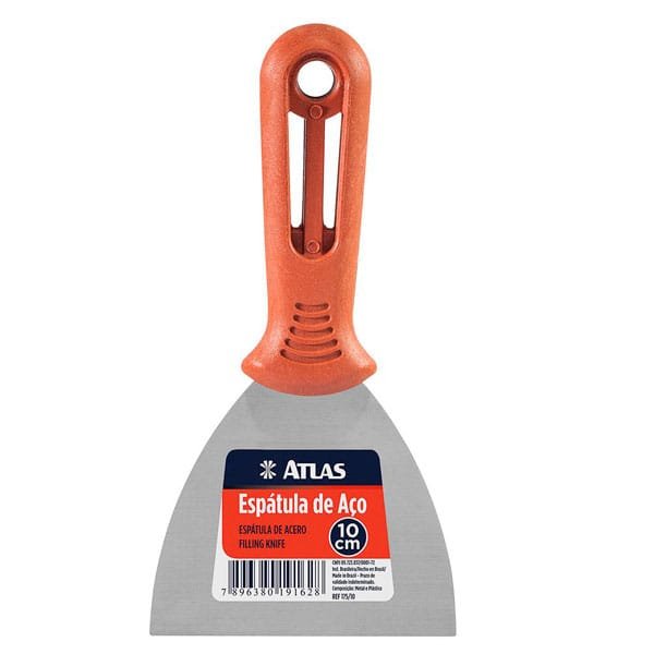 Espátula Atlas 10cm 6255/16-175/10 — Acessórios Tintas | Depósito Roseira