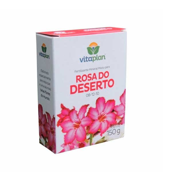 Fertilizante Para Rosa do Deserto 150g Vitaplan — Insumos e Adubos | Depósito Roseira