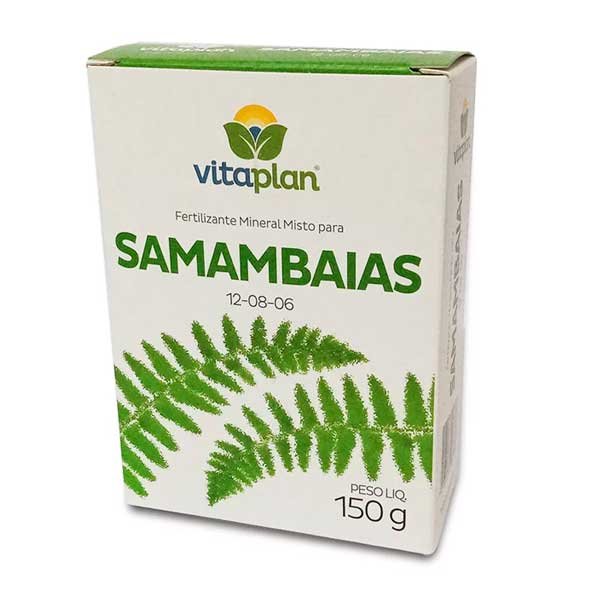 Fertilizante Para Samambaias Vitaplan 150g — Insumos e Adubos | Depósito Roseira