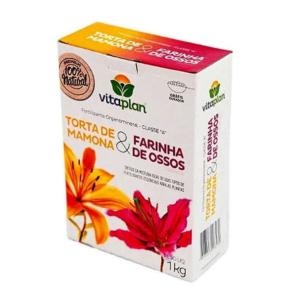 Fertilizante Torta De Mamona + Farinha de Ossos 1KG — Insumos e Adubos | Depósito Roseira