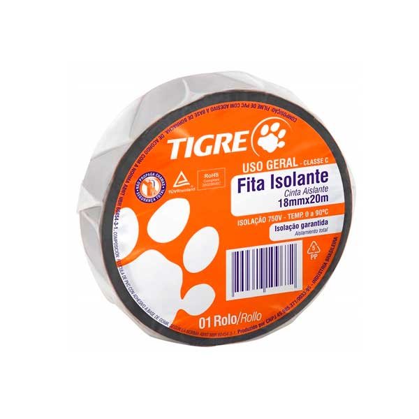 Fita Isolante 20mt Tigre — Uncategorized | Depósito Roseira