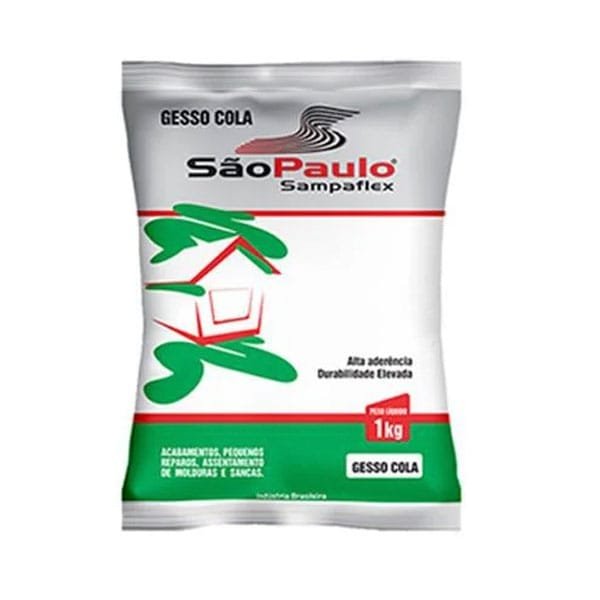 Gesso Cola 1kg Sampaflex — Acessórios Tintas | Depósito Roseira