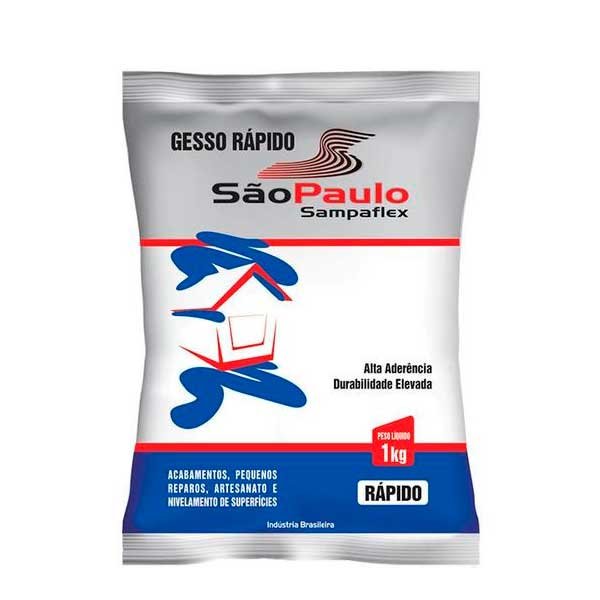 Gesso Rápido 1kg Sampaflex — Acessórios Tintas | Depósito Roseira