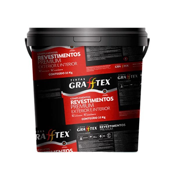 Grafiato Grafftex Riscado Cores 25Kg — Acessórios Tintas | Depósito Roseira