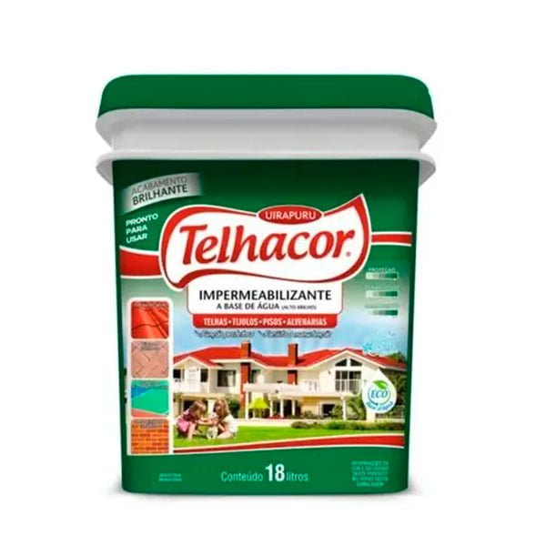 Impermeabilizante Incolor 18L Telhacor — Impermeabilizantes | Depósito Roseira
