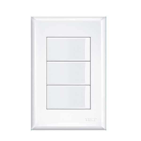 Interruptor FAME 2907 3 teclas Simples 16A com placa Evidence — Uncategorized | Depósito Roseira