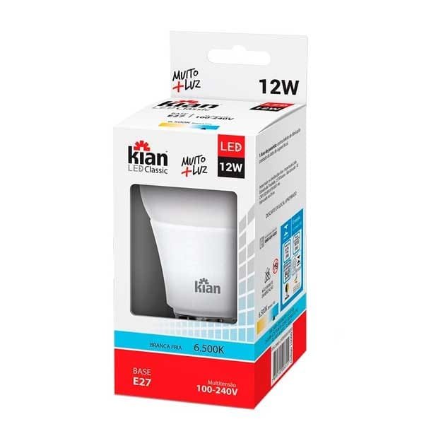 Lâmpada Led Kian 12w A65 — Uncategorized | Depósito Roseira
