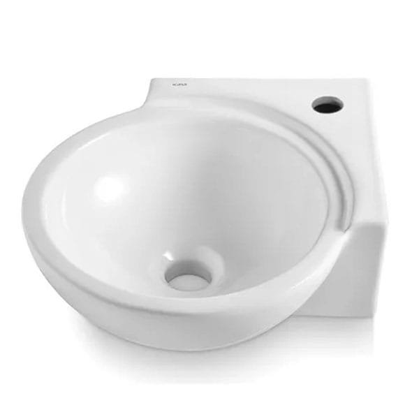 Lavatório Icasa de Canto 30x40cm Branco — Pias e Tanques | Depósito Roseira