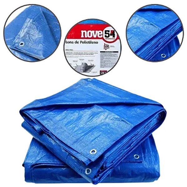 Lona para Veículo Azul 4mx3m - Nove54 — Acessórios Ferramentas | Depósito Roseira