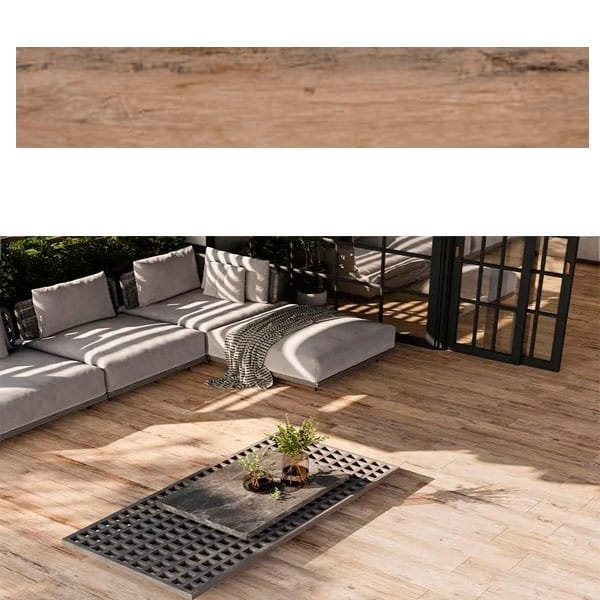 Piso Embramaco Naturale Retificado Mate 21x1,23 cx1,80 — Pisos | Depósito Roseira