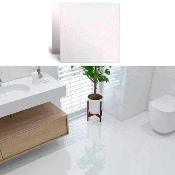 Piso Formigres Branco Brilhante Retificado HD 60x60 cx2,15 — Pisos | Depósito Roseira