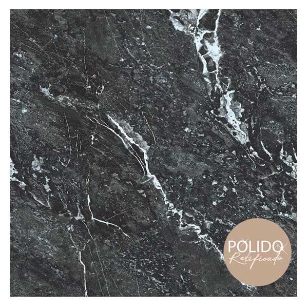 Piso Formigres Carbono Black 87x87 — Pisos | Depósito Roseira