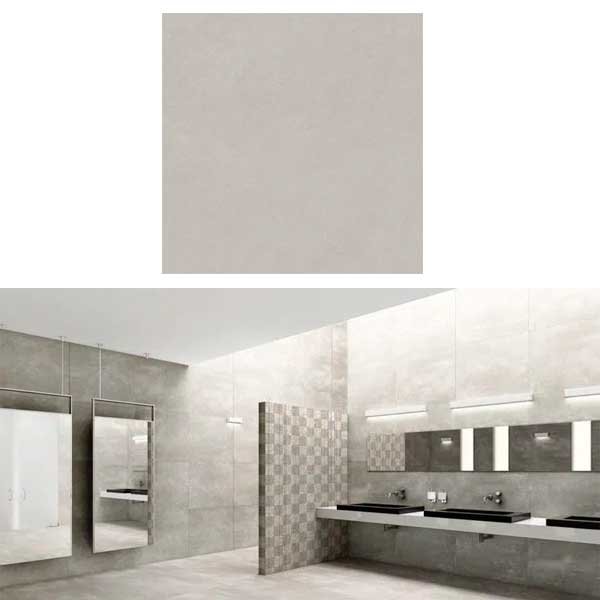 Piso Formigres Cement Grigio Retificado 87x87 — Pisos | Depósito Roseira