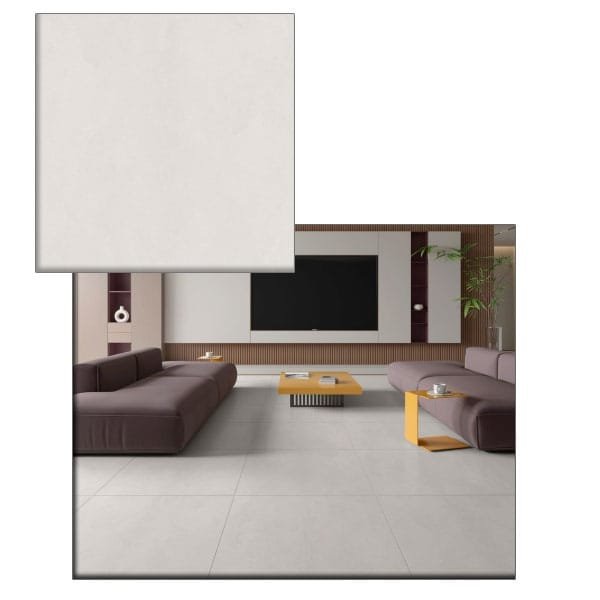 Piso Formigres Cleantec White Mate Retificado 81x81 — Pisos | Depósito Roseira