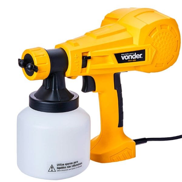 Pistola Pintura Elétrica PEV400 127v Vonder — Acessórios Tintas | Depósito Roseira