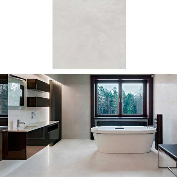 Porcelanato Delta Barcelona Plata Acetinado 84x84 — Porcelanatos | Depósito Roseira
