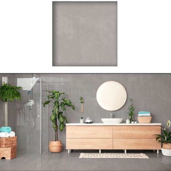 Porcelanato Delta Denver Graphite Polido 70x70 cx2,44 — Porcelanatos | Depósito Roseira
