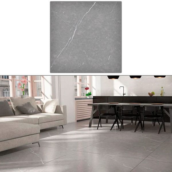 Porcelanato Delta Venato Grigio Retificado Esmaltado 1,20x1,20 — Porcelanatos | Depósito Roseira