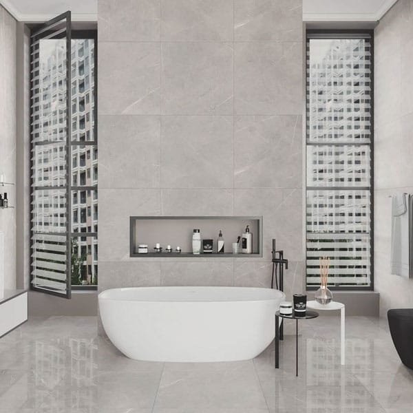 Porcelanato Lef Pulpis Grey Acetinado Retificado 72x72 - foto 2