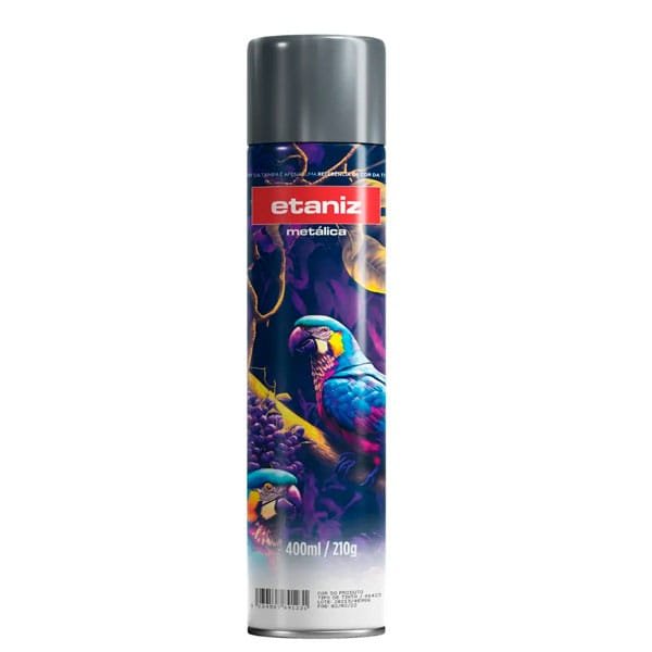 Spray Etaniz Grafite Metálico — Spray | Depósito Roseira