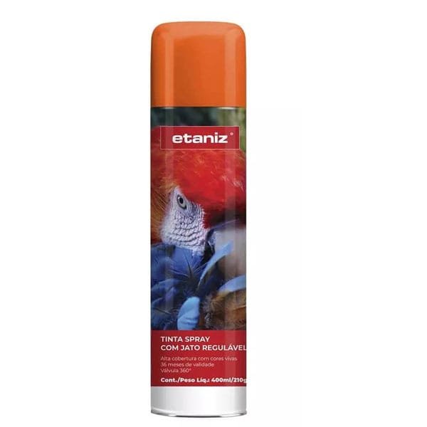 Spray Etaniz Luminoso Laranja — Spray | Depósito Roseira