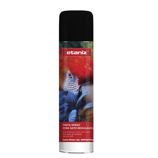 Spray Etaniz Preto Fosco