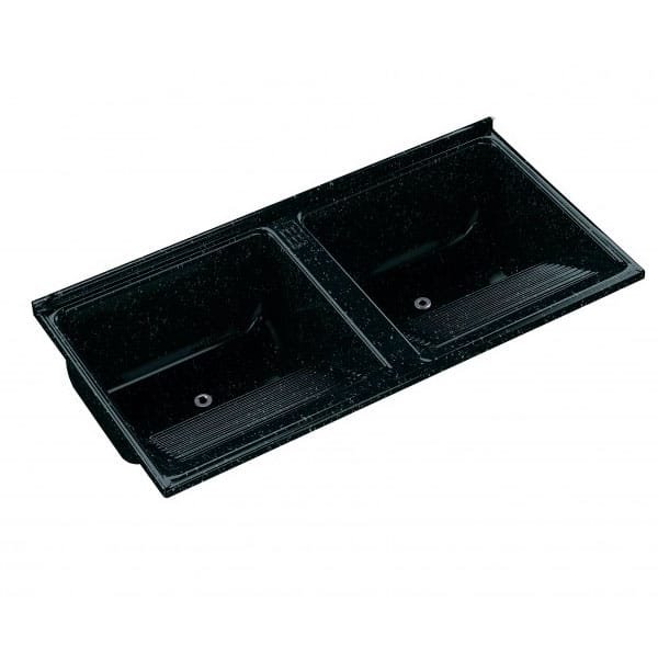 Tanque AJR GRAN Duplo Quadrado 1,24x62 Preto — Uncategorized | Depósito Roseira
