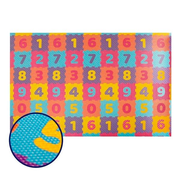 Tapete Kapazi 1,00mx1,30m Infantil Número — Itens Decorativos | Depósito Roseira
