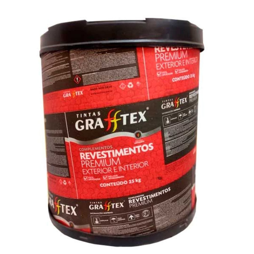 Textura Rústica 25kg Grafftex Cores - Barrica — Acessórios Tintas | Depósito Roseira