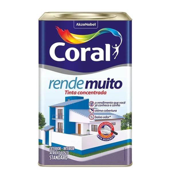Tinta Coral Rende Muito - Branco Neve 18l — Tintas | Depósito Roseira