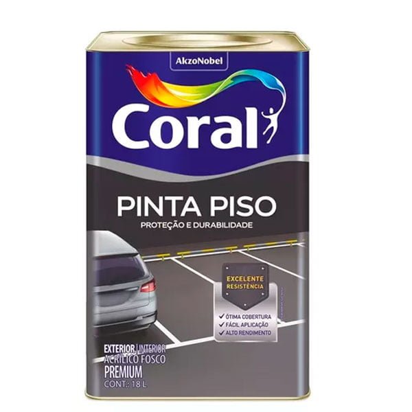 Tinta Piso Coral 18L ( Verificar Cores ) — Tintas | Depósito Roseira
