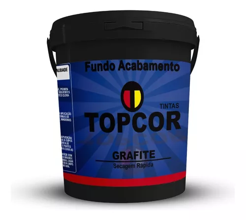 Tinta Piso Top Cor Grafite 18L — Tintas | Depósito Roseira