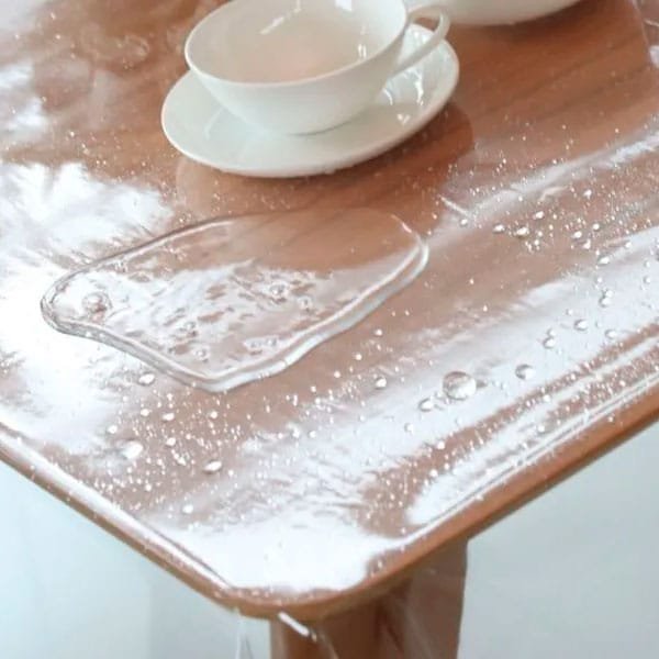 Toalha de Mesa Kapazi 1,37m PVC Cristal Transparente por metro - foto 2