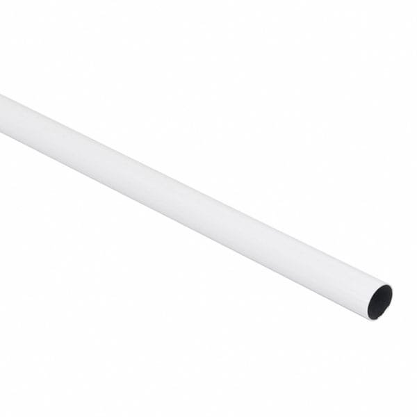 Varão de Cortina Branco 28mm 3m — Itens Decorativos | Depósito Roseira