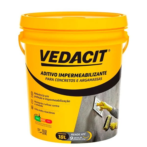 Vedacit 18 Litros — Impermeabilizantes | Depósito Roseira