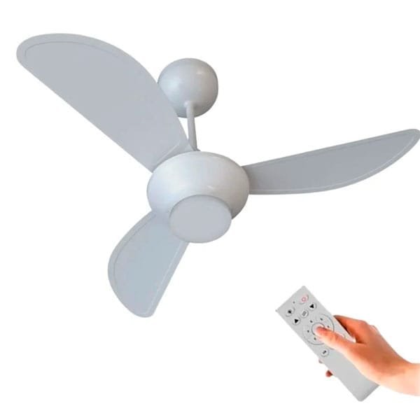 Ventilador de teto 3 pás com controle remoto - Elluz — Uncategorized | Depósito Roseira